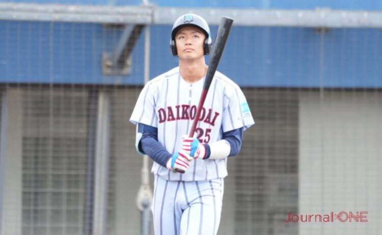 大阪工業大の強力打線の核・岡田-Journal-ONE撮影