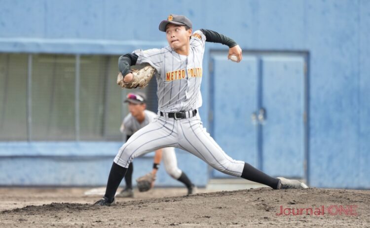 阪公大の宮田は今季好投を続ける-Journal-ONE撮影