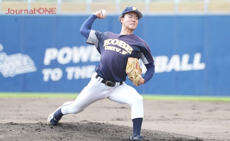 神戸医療未来大のエース・山田-Journal-ONE撮影