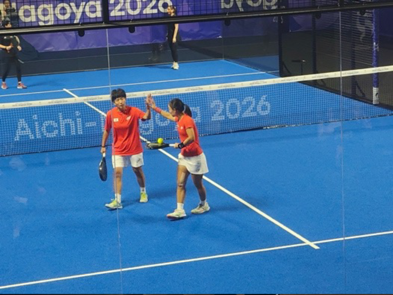 待望の初戦で見せた貫禄、塚本・徳本ペアが堂々の勝利