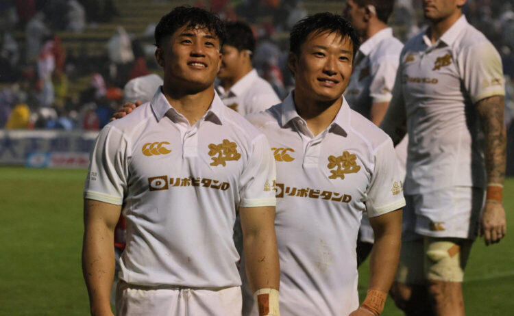 ラグビー日本代表 齋藤、伊藤のハーフ団は今年は見納め
