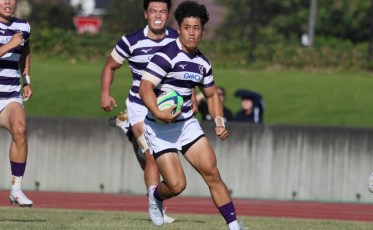 大学ラグビー 日本代表で活躍したSO伊藤。11月から明治大学の試合に専念