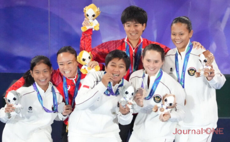 アジア大会 パデル女子のメダリストたち‐Journal-ONE撮影