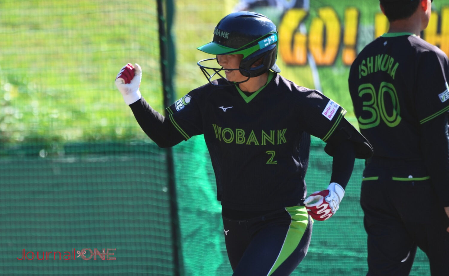 芦田歩実 JDリーグ初本塁打を放った芦田-Journal-ONE撮影