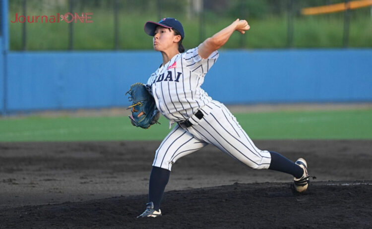 完投勝利の翌日もリリーフした平山-Journal-ONE撮影