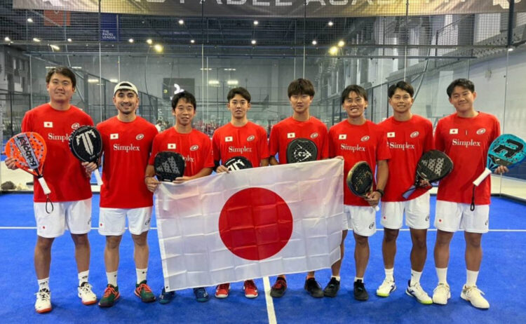 パデル男子日本代表の選手たち