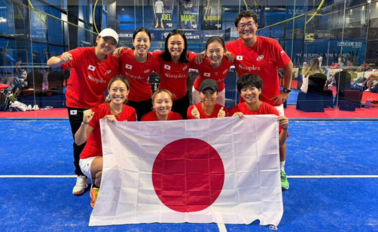 パデル女子日本代表の選手たち
