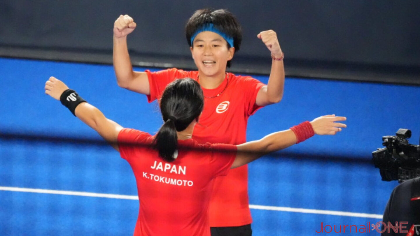 パデル女子 アジア大会初の金メダル 塚本・徳本ペア-Journal-ONE撮影