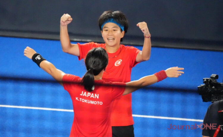パデル女子 アジア大会初の金メダル 塚本・徳本ペア-Journal-ONE撮影