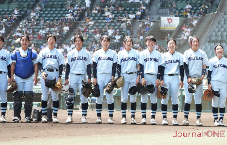 女子硬式野球 高校で唯一8強入りした学法石川高-Journal-ONE撮影