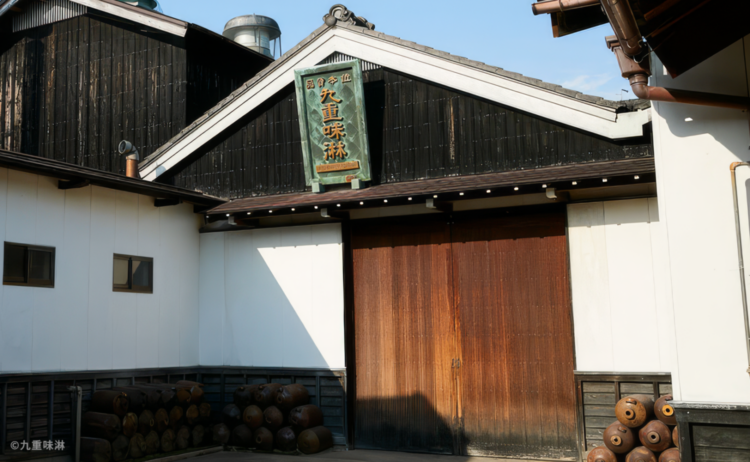 愛知県碧南市の九重味淋の蔵外観