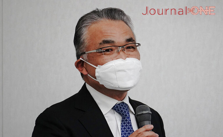 JR Central Vice President Akihiko Nakamura greeted the team.  -Photo by Journal-ONE