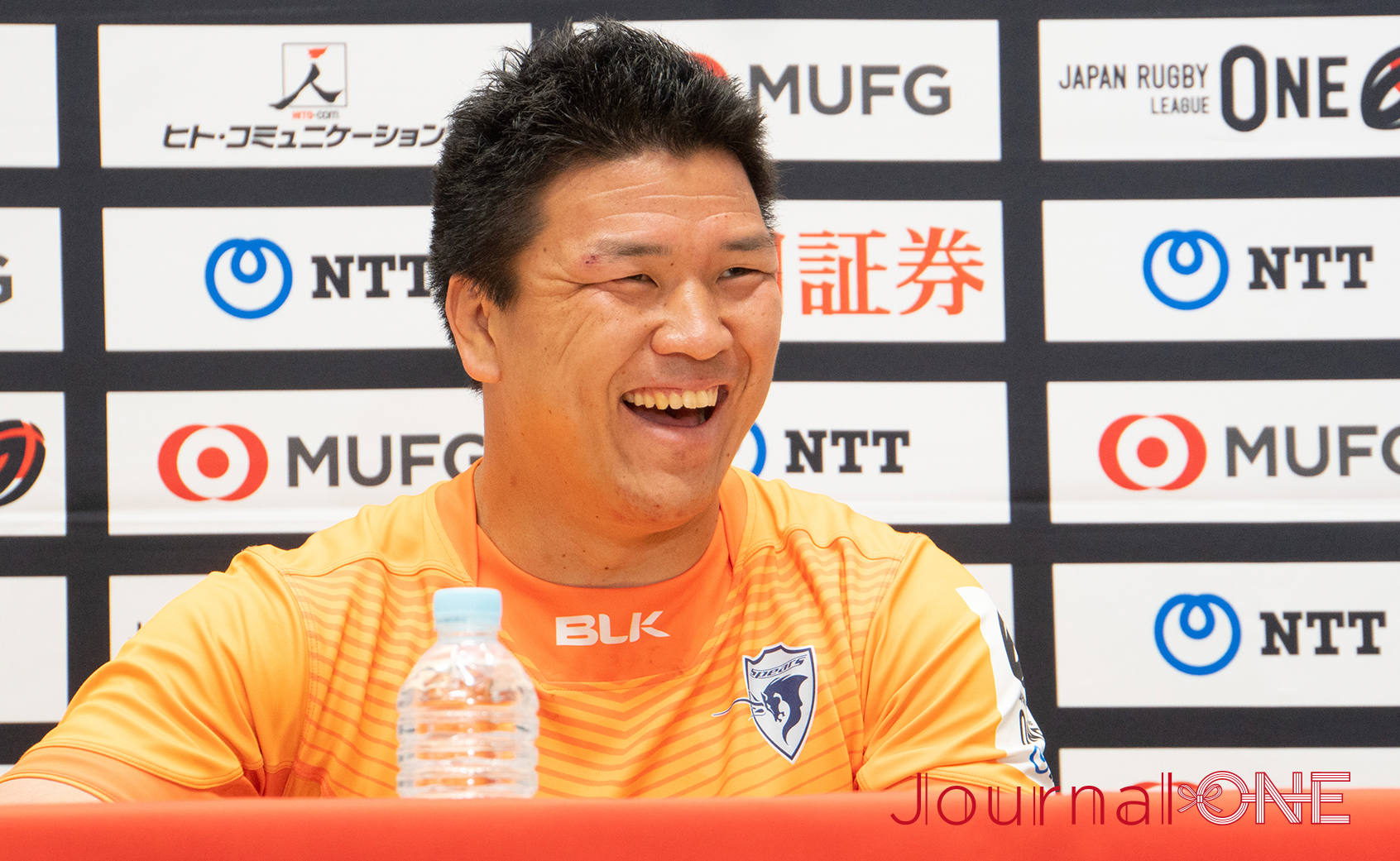 Japan Rugby League One final Match,Tatekawa appreciated all the support for the people around him continually, saying, “We were able to win because of everyone forming part of the orange army. Since our rough times at the top-east (the former top league), people at our company, OBs, and staff have supported us. I hope that we have given back what we have received even just a little.”; Photo by Journal-ONE